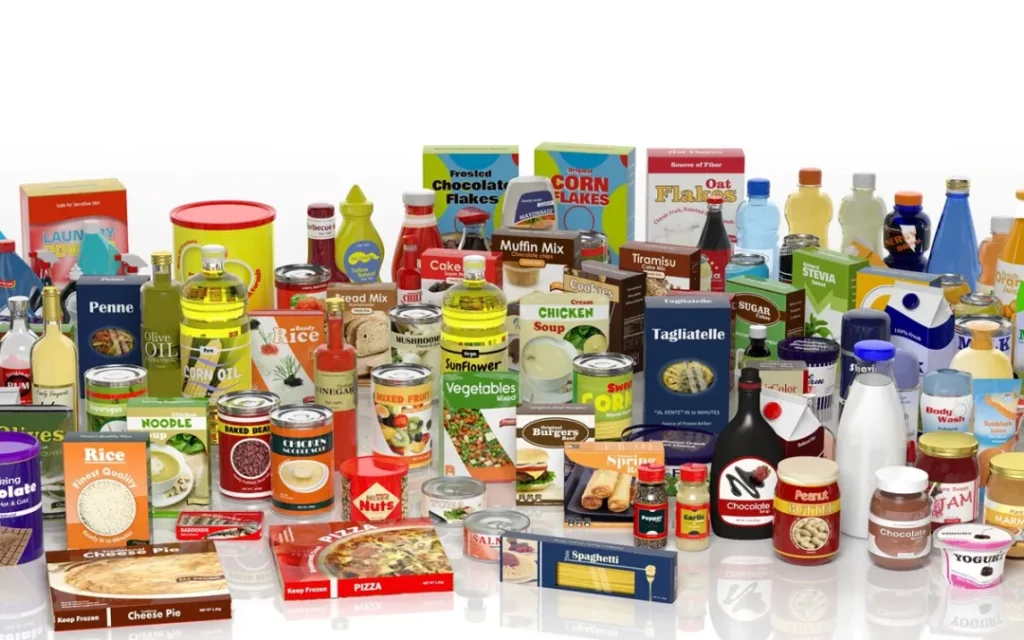 food packaging figure